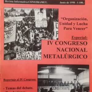 Revista Engranaje. Especial IV Congreso Nacional Metalúrgico [1998]