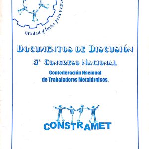 Documentos de Discusión, 5to Congreso Nacional CONSTRAMET [2002]