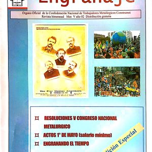 Revista Engranaje, especial Resoluciones V Congreso Nacional Metalúrgico [2002]